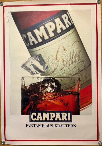 campari - bottiglia bitter erbe tedesca