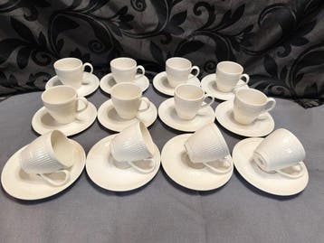 Wedgwood - Koffie- en theeservies (24) - Windsor - Porselein, Antiek en Kunst