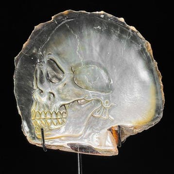Snijwerk, NO RESERVE PRICE - Intricately Carved Mother of