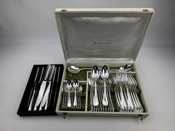 Christofle - Tafelservies voor 12 (50) - Parels - Verzilverd