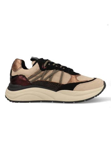 PS Poelman Charu LPCHARU-38POE1 Beige / Zwart-41, Verzenden, Nieuw, Beige