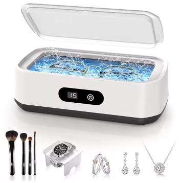 Ultrasone Reiniger 49kHz 650ml voor Bril en Sieraden, Doe-het-zelf en Verbouw, Reinigingsmachines, Verzenden, Nieuw