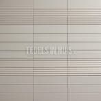Wandtegel costa nova decor ribbel praia pale beige mat 5x20, Ophalen, Nieuw, 10 m² of meer, Wandtegels