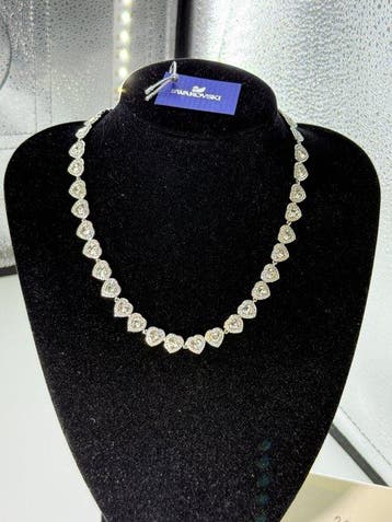 Swarovski - Metaal, kristal - Halsketting