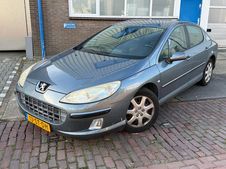 Peugeot 407 2.0 16V AUT/CLIMATE/RIJD GOED/APK/WEL DEUK!, Auto's, Leder en Stof, Origineel Nederlands, Sedan, Euro 4