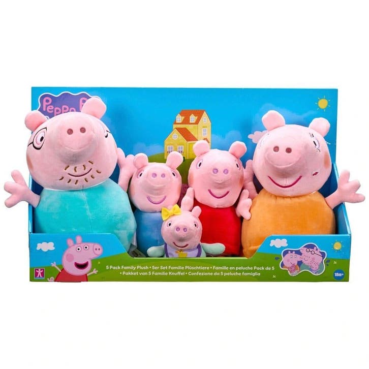 Peppa Pig 5-Pack Knuffel Set, Verzamelen, Film en Tv, Nieuw, Ophalen of Verzenden