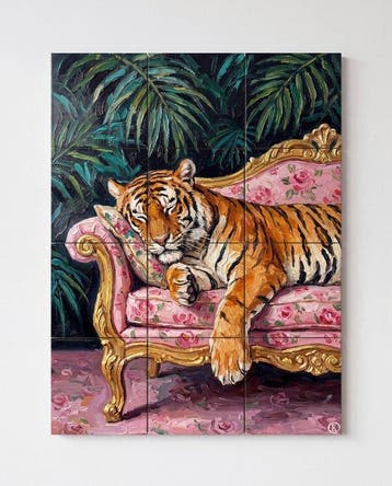 Kleury.art - [XL Ceramic Tiles Composition] The Siesta of
