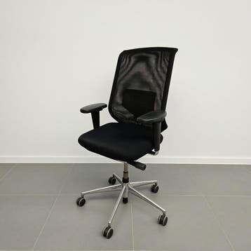 Vitra bureaustoel - zwarte stof | netweave, Huis en Inrichting, Bureaustoelen, Ophalen of Verzenden, Nieuw