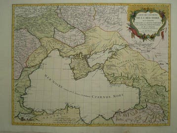 Oekraïne - Rusland / Krim / Zwarte Zee; P. Santini. - Carte, Nieuw