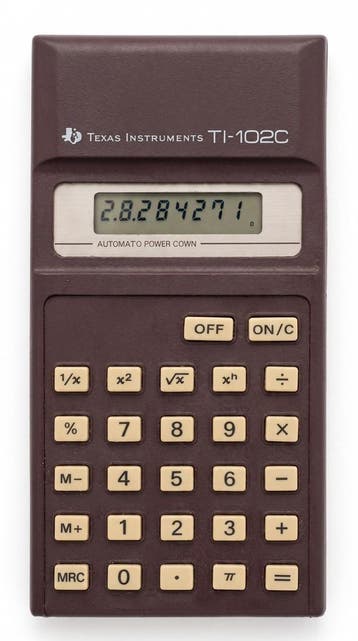 Texas Instruments TI-1020 Rekenmachine, Verzenden, Zo goed als nieuw