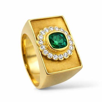 Other brand - Ring - 18 karaat Geel goud, 18-karaats goud, Sieraden, Tassen en Uiterlijk, Ringen, Nieuw