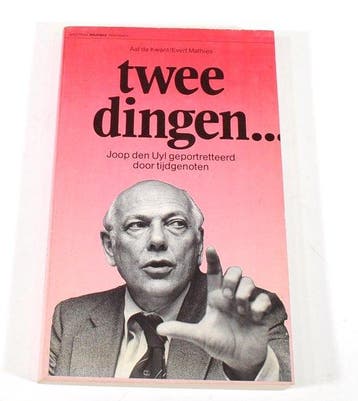 Boek Twee dingen Joop den Uyl geportretteerd door, Verzenden, Gelezen