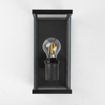 Toledo Muurlamp Zwart Buitenverlichting Strak &amp; modern, Tuin en Terras, Verzenden, Wandlamp, 50 tot 250 watt, Nieuw