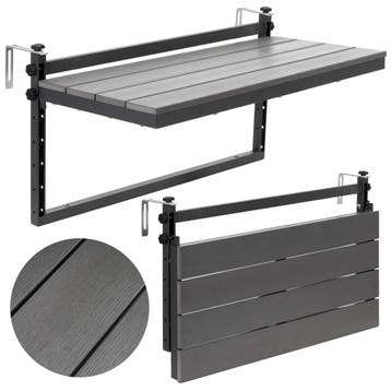 Balkontafel - Opvouwbaar - Verstelbaar - 80x37 cm - 20 KG, Ophalen of Verzenden, Nieuw