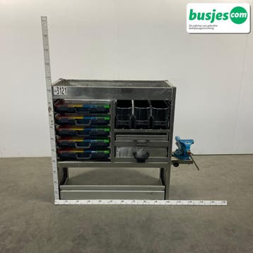 Aluca bedrijfswageninrichting 1010x420x1050mm (3121), Auto diversen, Ophalen of Verzenden