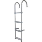 Zwemtrap Aluminium 4 Treden 124x30cm, Ophalen of Verzenden, Nieuw