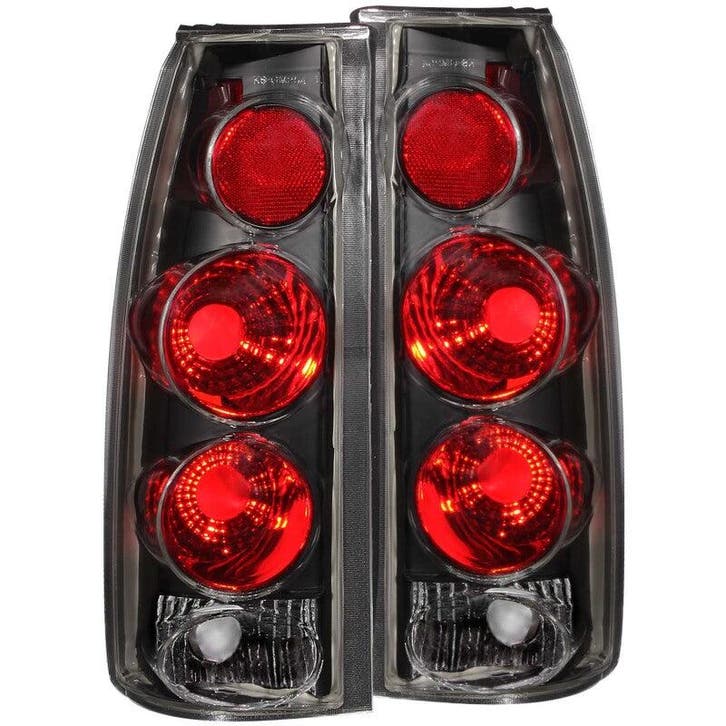 ANZO 1999-2000 Cadillac Escalade Taillights Black 3D Style, Auto-onderdelen, Verlichting, Ophalen of Verzenden