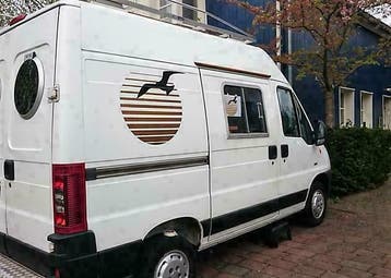 Camper Caravan Auto Bus stickers www.theriverhouse.nl, Ophalen of Verzenden, Nieuw