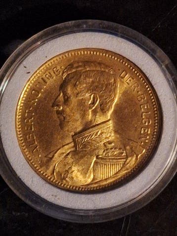 België. Albert I. 20 Francs 1914
