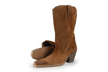 Bronx Cowboy laarzen in maat 41 Bruin, Kleding | Dames, Schoenen, Bronx, Bruin, Verzenden, Zo goed als nieuw