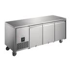 Polar U-serie driedeurs vrieswerkbank 420 liter, Verzenden, Nieuw in verpakking, Koelen en Vriezen