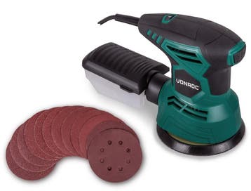 Excentrische schuurmachine 300W | Incl. stofopvangbox en, Doe-het-zelf en Verbouw, Gereedschap | Schuurmachines, Verzenden, Nieuw