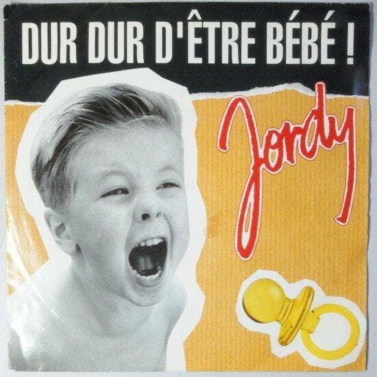 Jordy - Dur dur dêtre bébé - Single, Cd's en Dvd's, Vinyl Singles, Verzenden