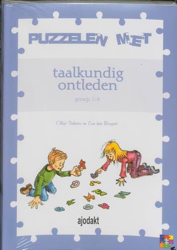 Puzzelen met taalkundig ontleden set 5 ex Groep 7-8, Verzenden, Gelezen, E. den Boogert