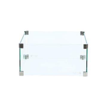 Cosi square glass set M - Vuurtafel 43x43x21cm (LxBxH), Nieuw
