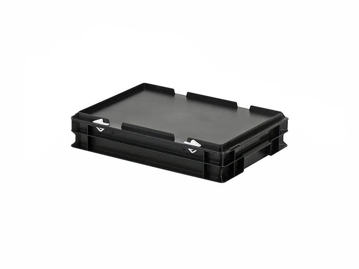 Dekselbak - 400 x 300 x H 90 mm - gladde bodem - zwart, Diversen, Overige Diversen, Nieuw, Ophalen of Verzenden