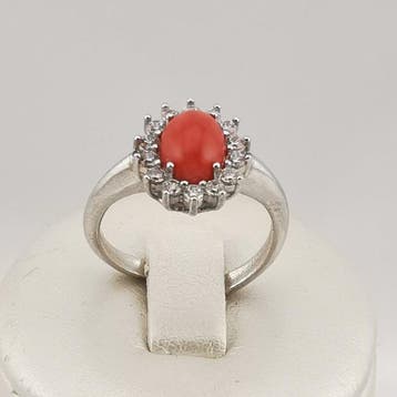 Koraal - Argento 925 - Ring