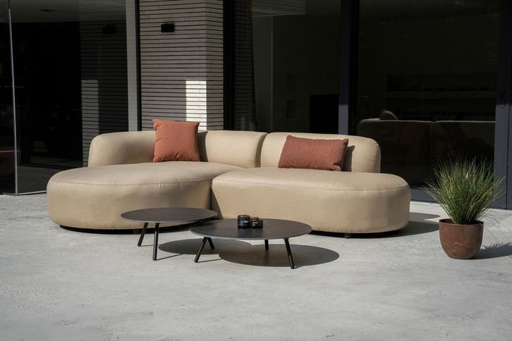 Flow Luna chaise sofa heather chalk |, Tuin en Terras, Tuinsets en Loungesets, Ophalen of Verzenden