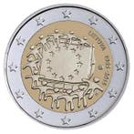 Litouwen 2 Euro Europese Vlag 2015, Postzegels en Munten, Munten | Europa | Euromunten, Verzenden