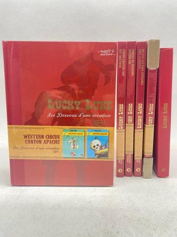 Lucky Luke - Les Dessous dune Création – 5x C + coffret - 5, Boeken, Nieuw