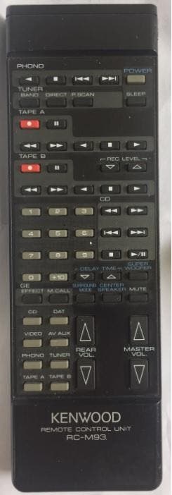 Afstandsbediening Kenwood rc-m93, Audio, Tv en Foto, Afstandsbedieningen, Origineel, Nieuw, Ophalen of Verzenden