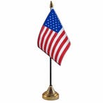 Amerika/USA versiering tafelvlag 10 x 15 cm - Amerika vers.., Ophalen of Verzenden, Nieuw