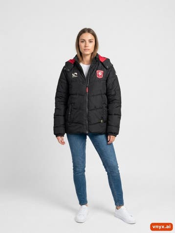 FC Twente Pufferjassen Dames maat M Zwart Vintage, Ophalen of Verzenden, Nieuw