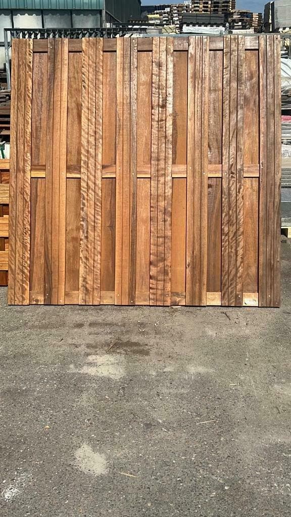 HARDHOUTEN TUINSCHERMEN € 140,00/st, Tuin en Terras, Schuttingen, Minder dan 3 meter, Nieuw, Hout, 1 tot 2 meter