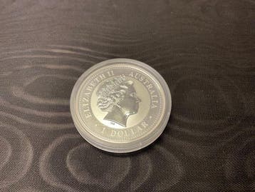 Australië. 1 Dollar 2002 1 Oz silver 0.999 - Kookaburra