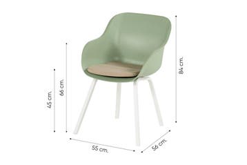 Set van 4 - Hartman Le Soleil Element dining armstoelen -, Verzenden, Nieuw, Overige materialen