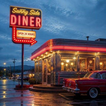 Rudy barret - Last Stop Diner - XL