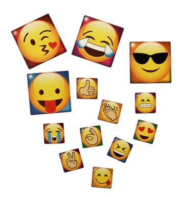 Set van 65 emoticons koelkastmagneten, Ophalen of Verzenden, Nieuw