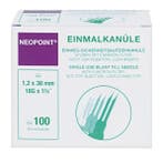 Neopoint Blunt Fill optreknaalden 18 G 38 mm x 1,2 mm paars, Verzenden, Nieuw