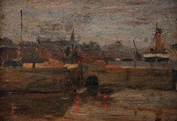 École impressionniste française (XIX-XX) - Le Port sous un