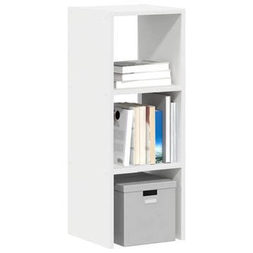 vidaXL Boekenkast stapelbaar 30x30x80 cm bewerkt hout wit, Verzenden, Nieuw