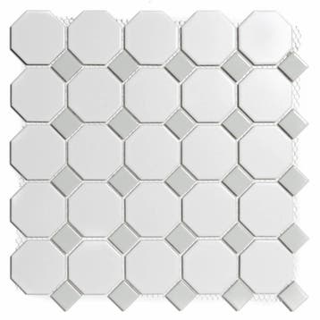 Mozaïektegel The Mosaic Factory Paris Octagon 56x56 en 23x23, Ophalen of Verzenden, Nieuw