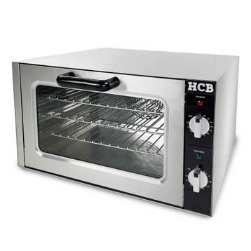 HCB Heteluchtoven - convectie - 30 liter - 230V - RVS, Verzenden, Nieuw in verpakking, Ovens, Magnetrons en Steamers