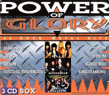 cd box - Various - Power Of Glory - 42 Rock Metal Hits, Verzenden, Zo goed als nieuw