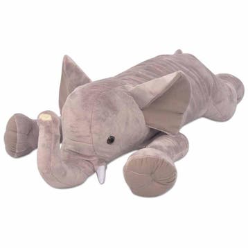 vidaXL Knuffelbeest olifant XXL 95 cm, Verzenden, Nieuw