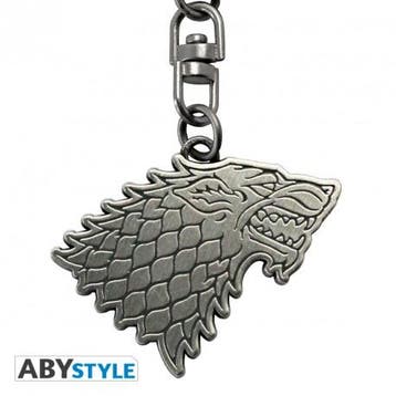 Game Of Thrones Stark Metalen Sleutelhanger, Ophalen of Verzenden, Nieuw